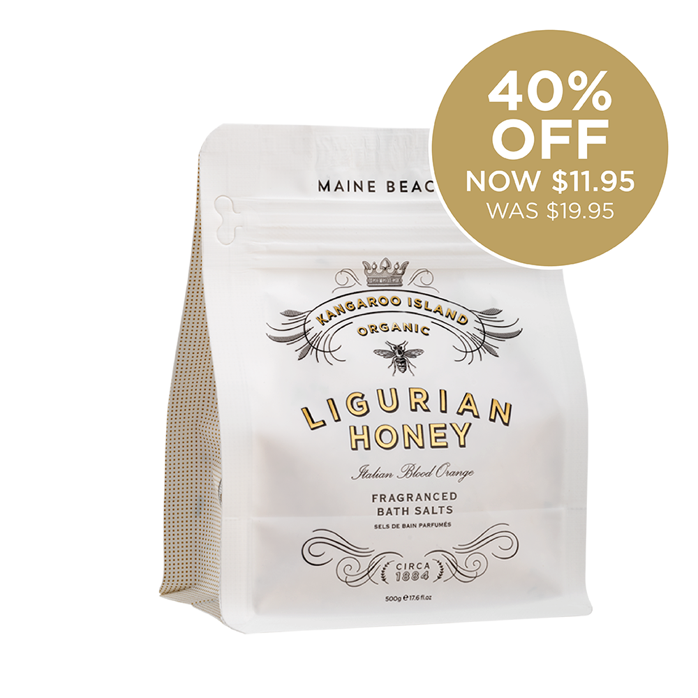 K.I. Ligurian Honey - Fragranced Bath Salts Pouch 500g