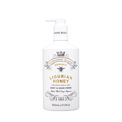 K.I. Ligurian Honey - Body & Hand Crème 500ml