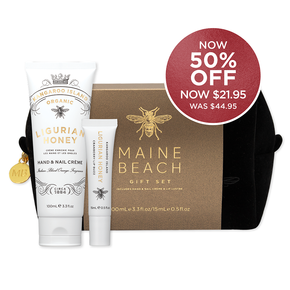 Vanity Bag Gift Set - Ligurian Honey