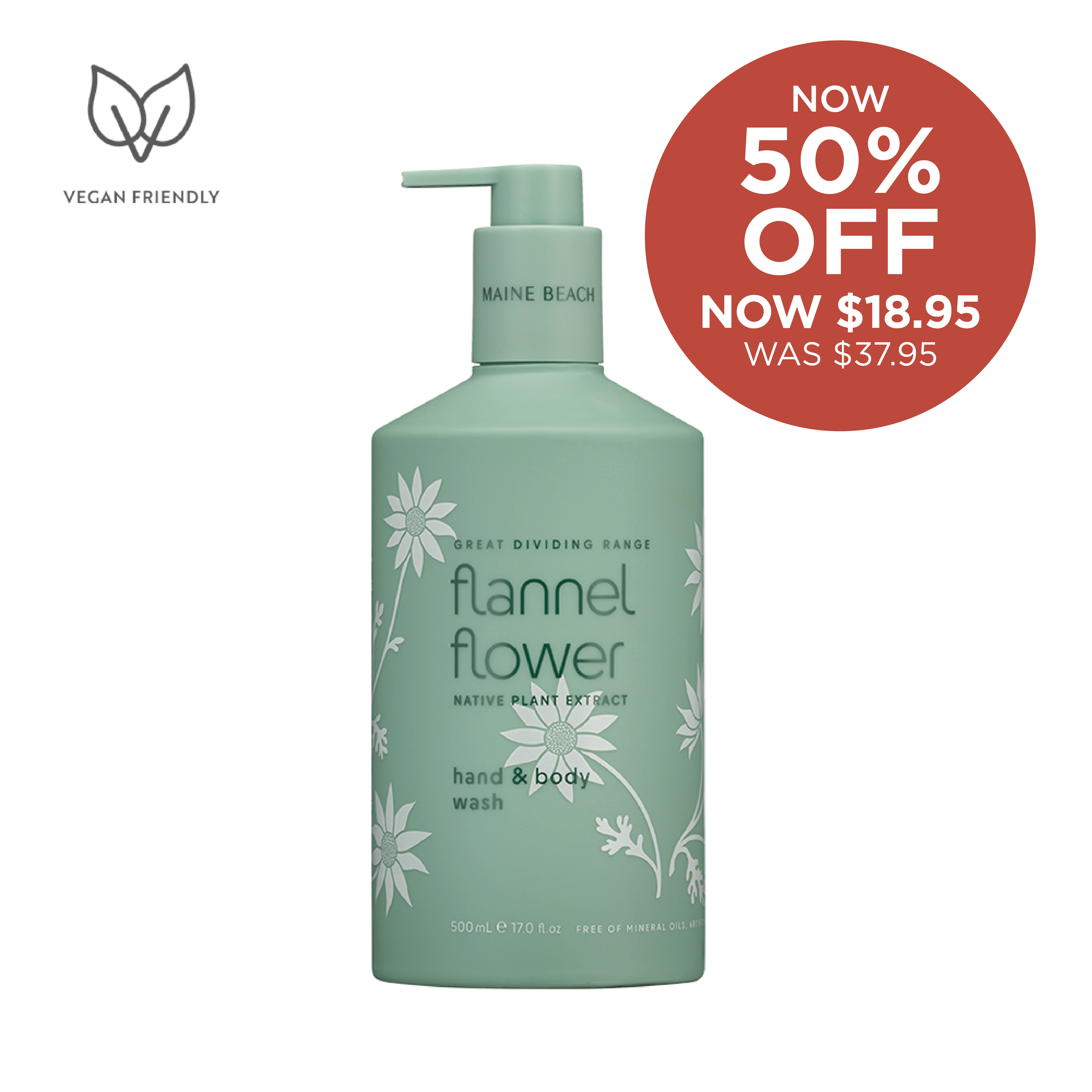 Flannel Flower - Hand & Body Wash 500ml