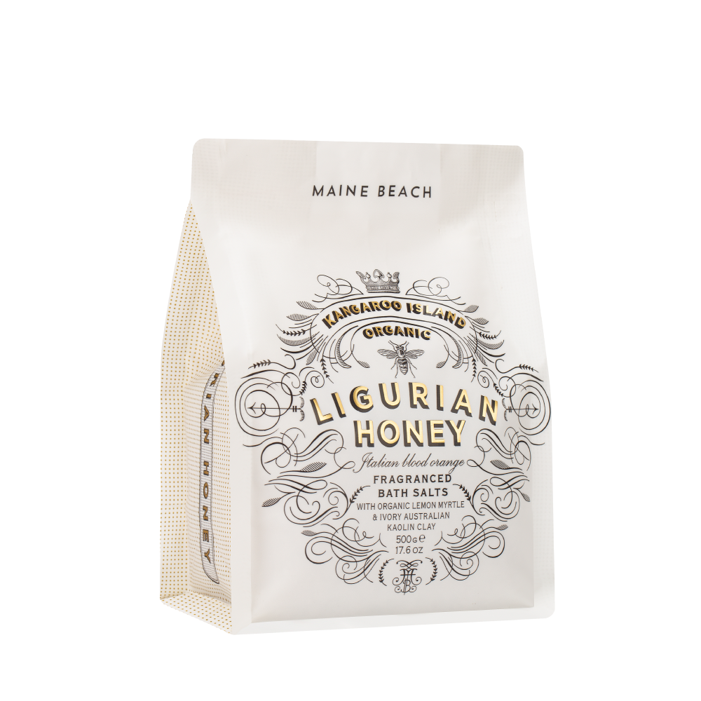 Ligurian Honey Bath Salts Pouch 500g